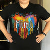 Grandma Melting Colorful Heart Personalized Shirt (Ver 15-30)
