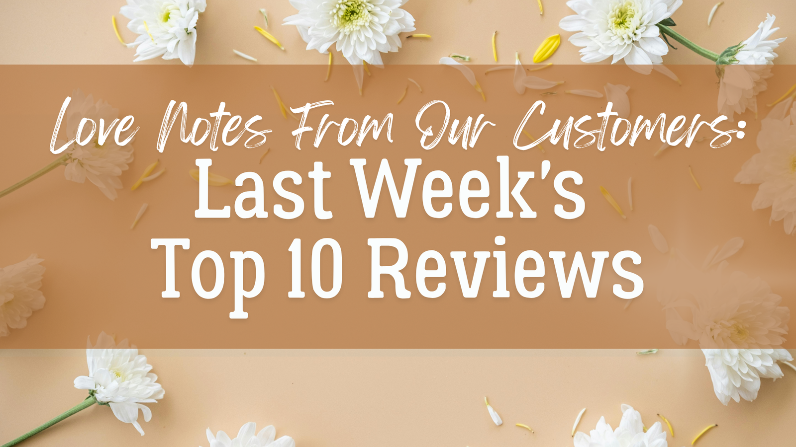 Love Notes From Our Customers: Last Week's Top 10 Reviews