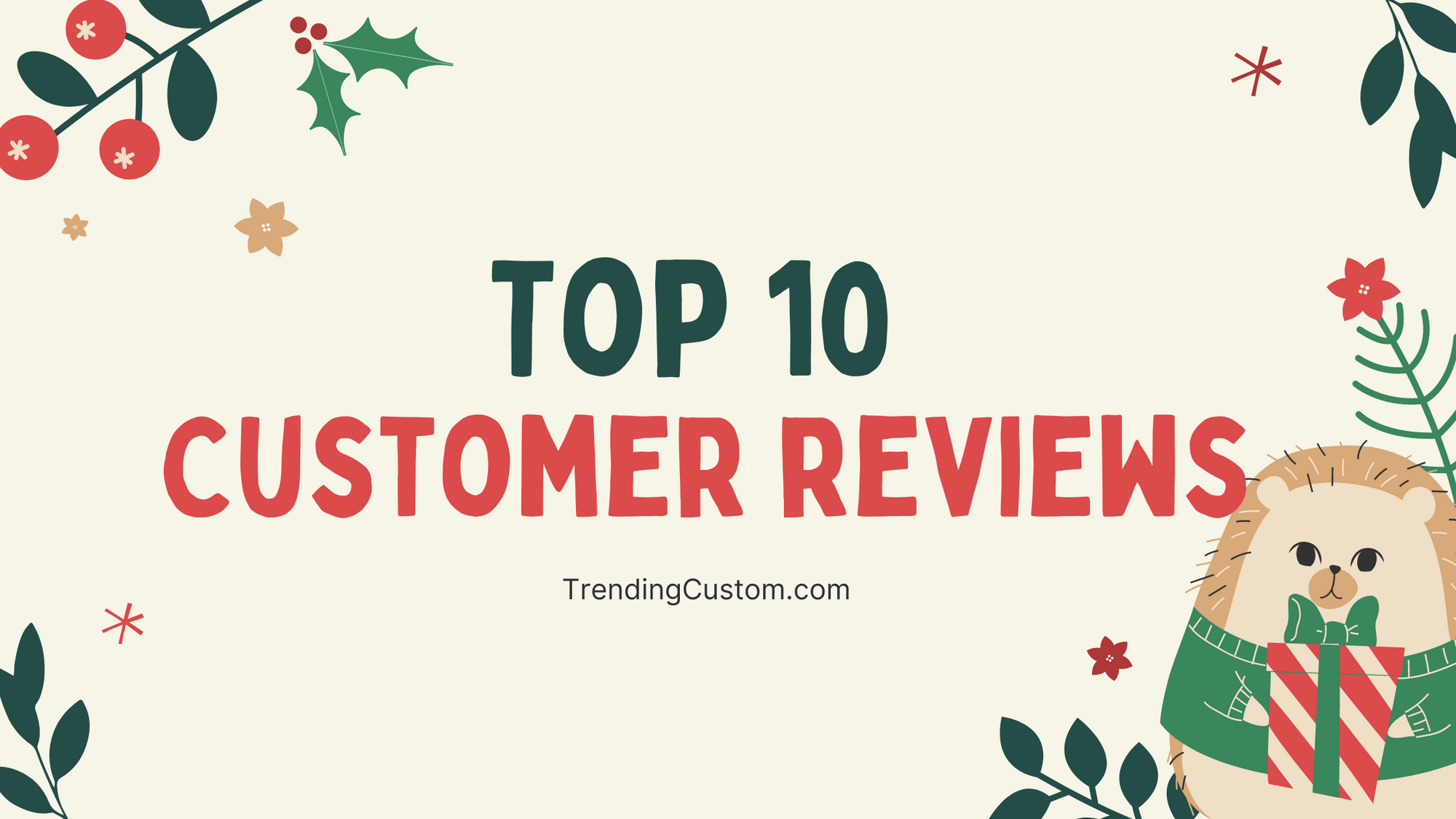 Top 10 Raving Reviews: Our Customers Speak Out! - December 8th