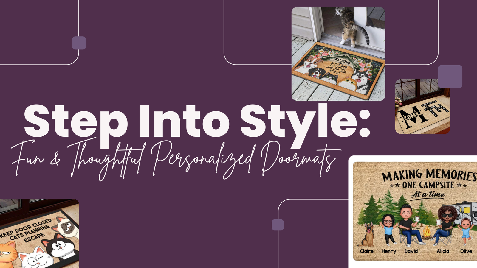 🏡 Step Into Style: The Fun & Thoughtful Guide to Personalized Doormats 🏡