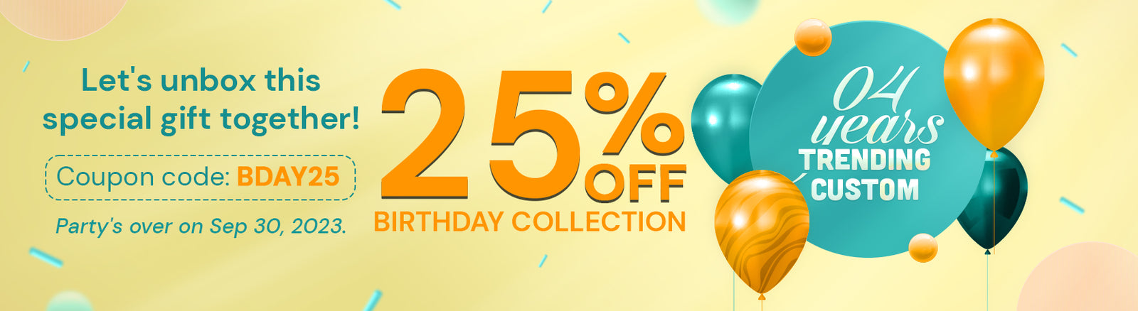 Trending Custom's 4th Birthday