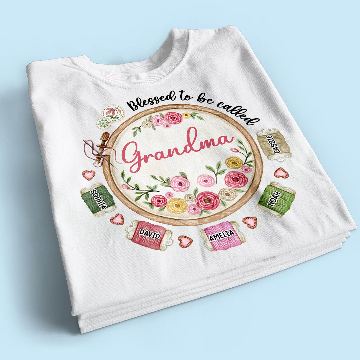 Grandma Mom Sewing Knitting Quilting Personalized Shirt, Mother's Day gift for Mom, for Grandma