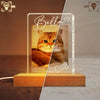 If Love Alone Could Have Kept You Here - Personalized Acrylic Block LED Night Light - Heartfelt Pet Loss Memorial Keepsake