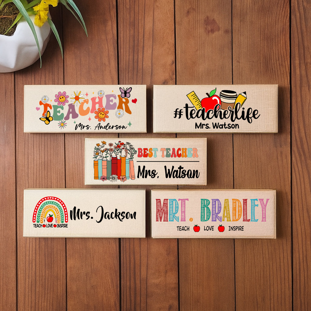 Personalized Teacher Whiteboard Eraser, Custom Teacher Appreciation Gifts, Chalkboard Eraser with Marker, Preschool Teacher Name gifts