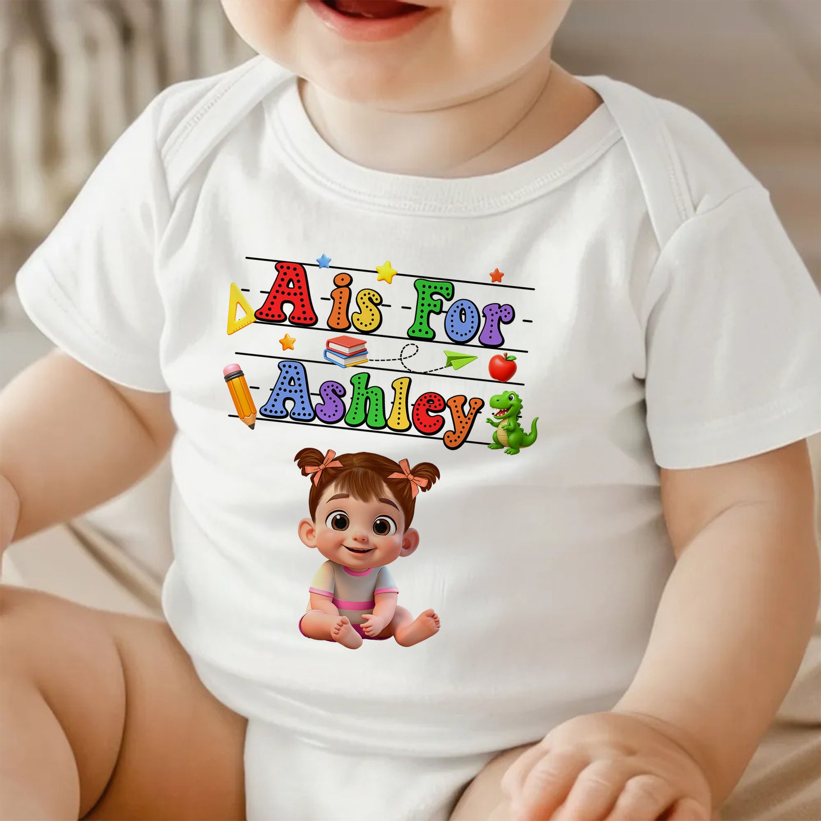 Back To School Kids Shirt, Personalized Alphabet Kids Shirt