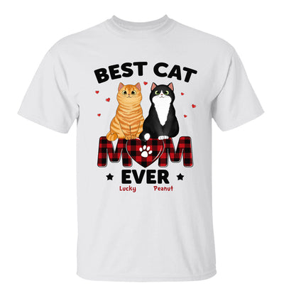 Best Cat Mom Ever Personalized Shirt