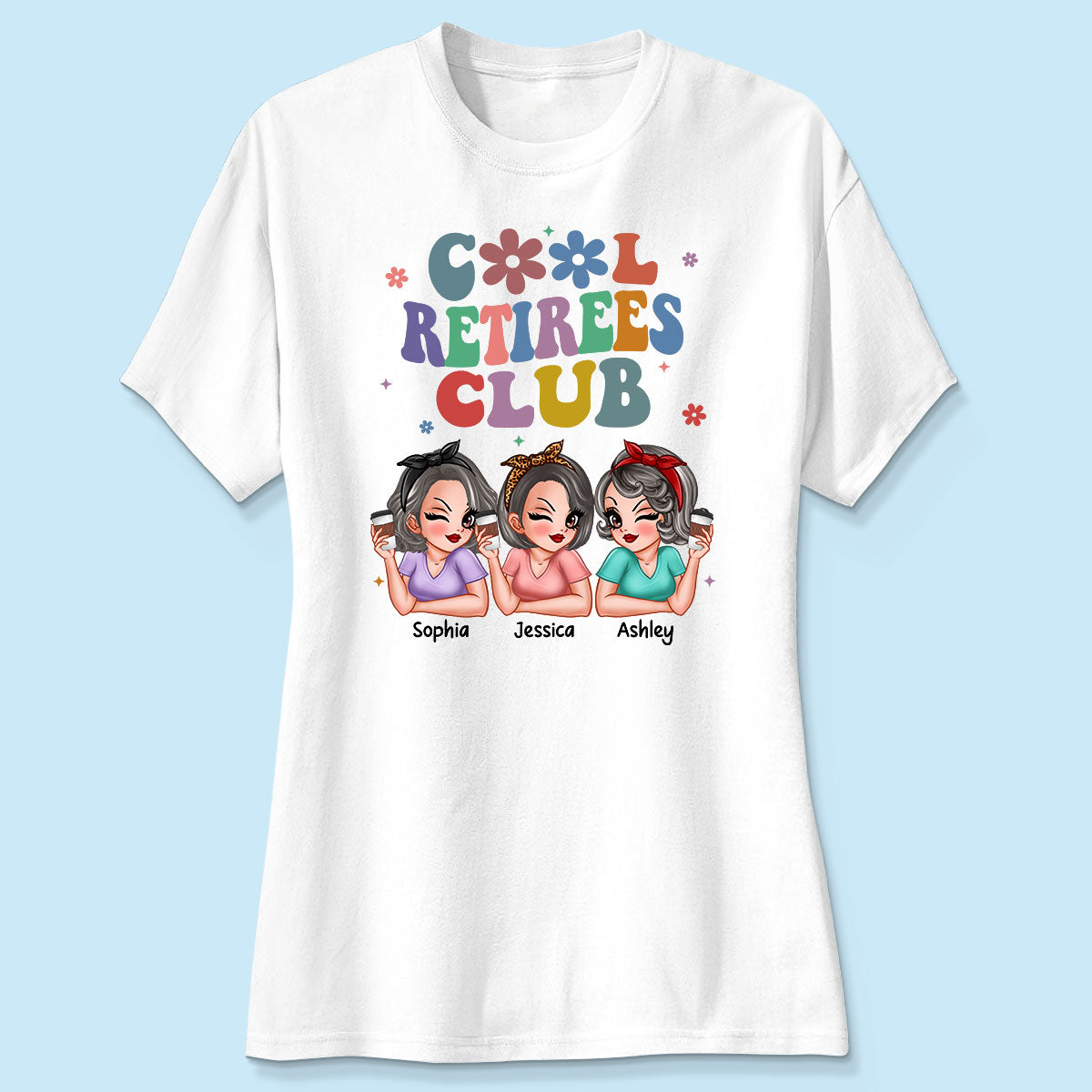 Cool Retirees Club Personalized Shirt