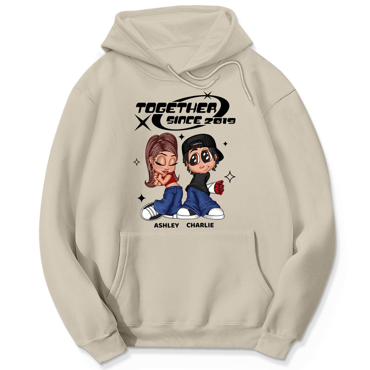 Y2K Couple Together Since Personalized Shirt, Perfect 2025  Gift For Him For Her