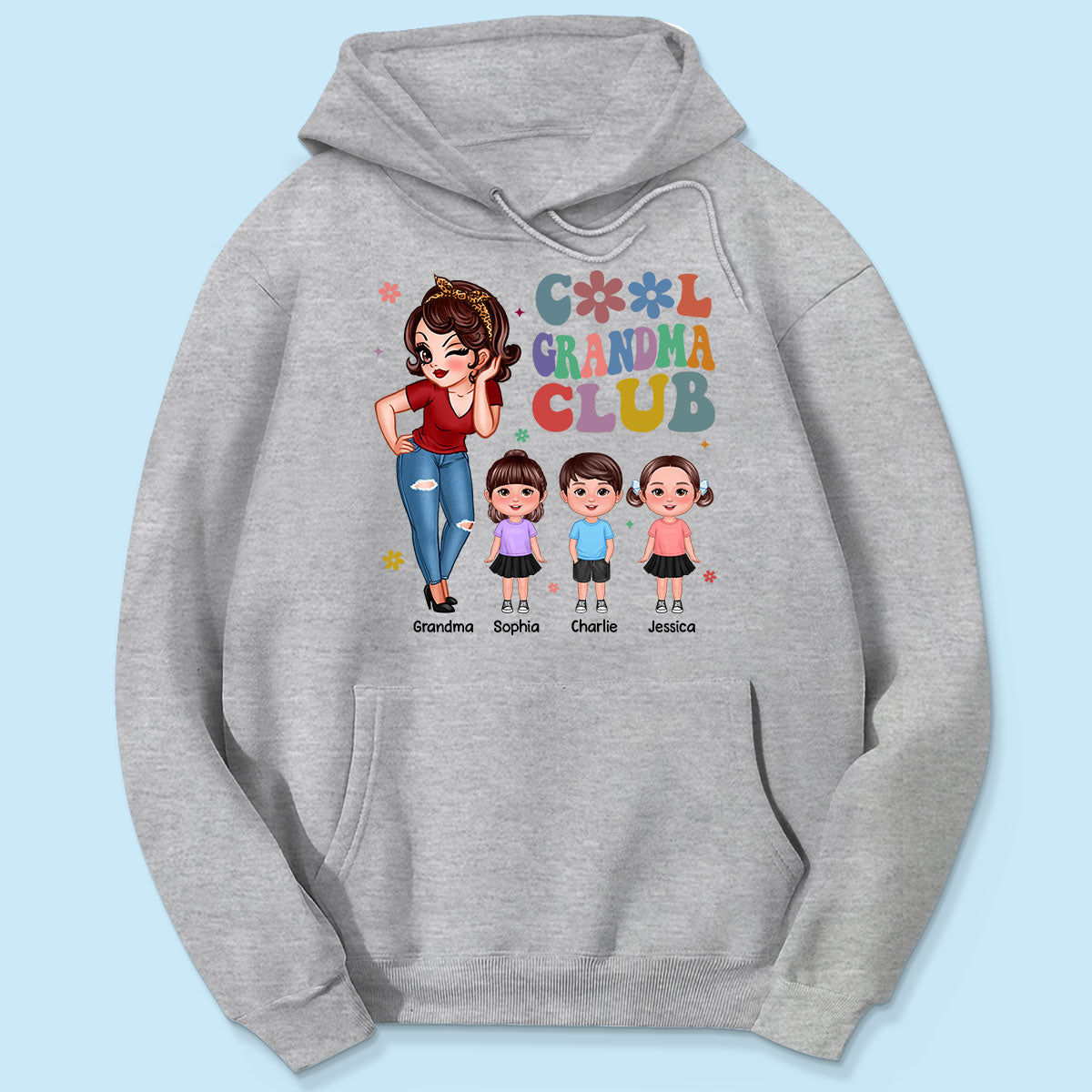 Cool Grandma Club - Personalized Shirt - Gift For Grandma