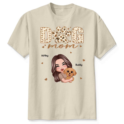 Woman Hugging Dog Mother‘s Day Gift For Dog Mom Personalized Shirt