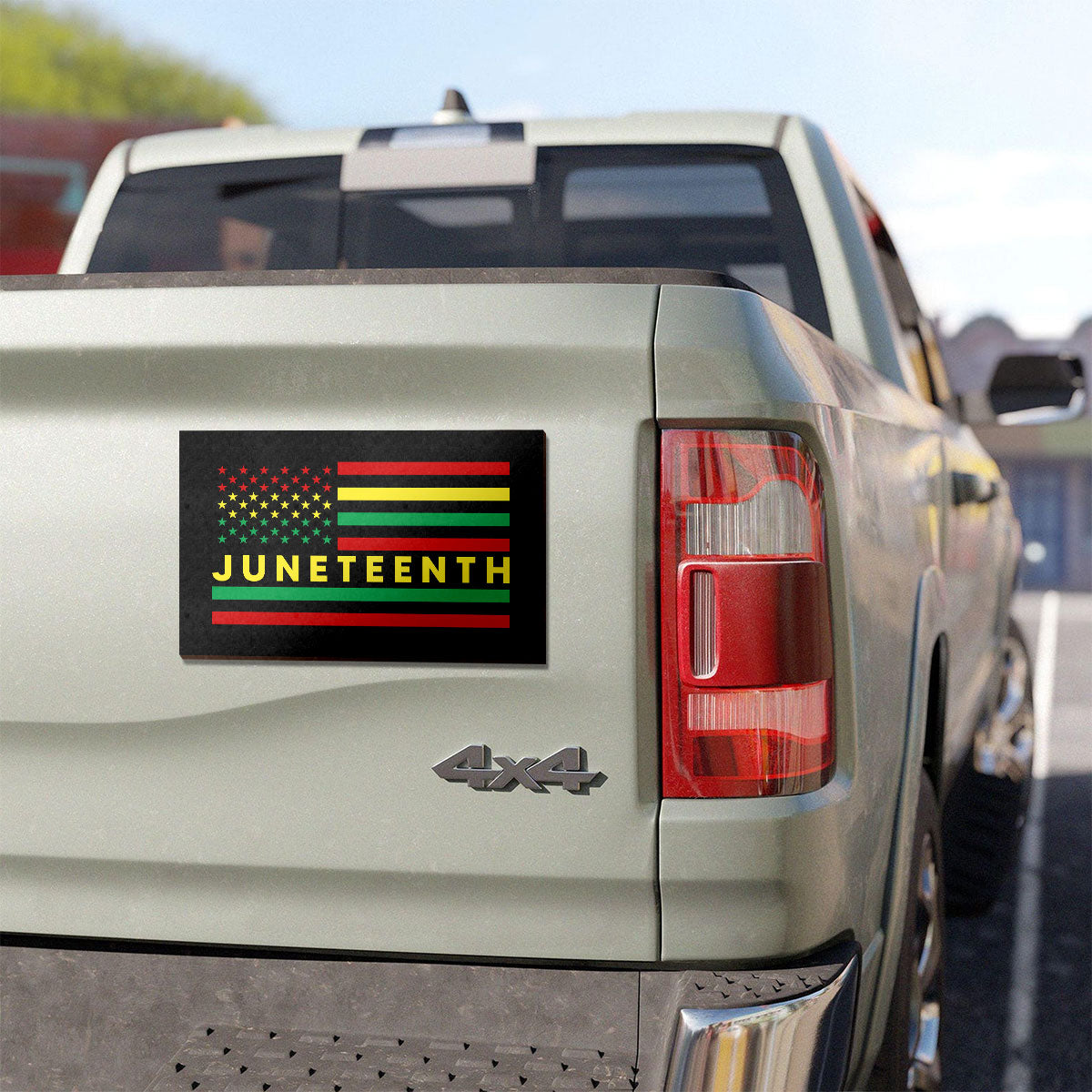 Juneteenth Celebration African American Black Pride Flag Car Magnet