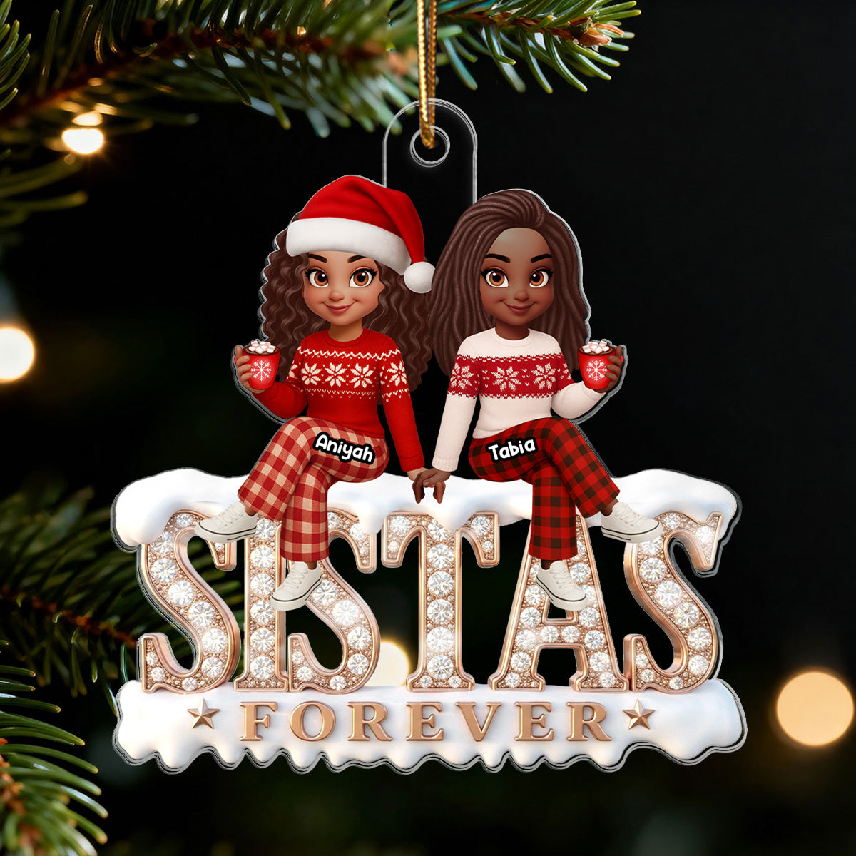Upsell Christmas Card For Sister