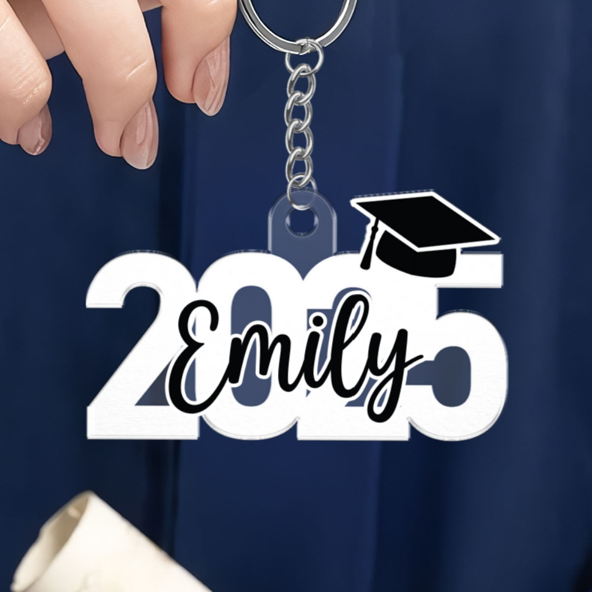 2025 Graduation Senior Custom Name Personalized Acrylic Keychain