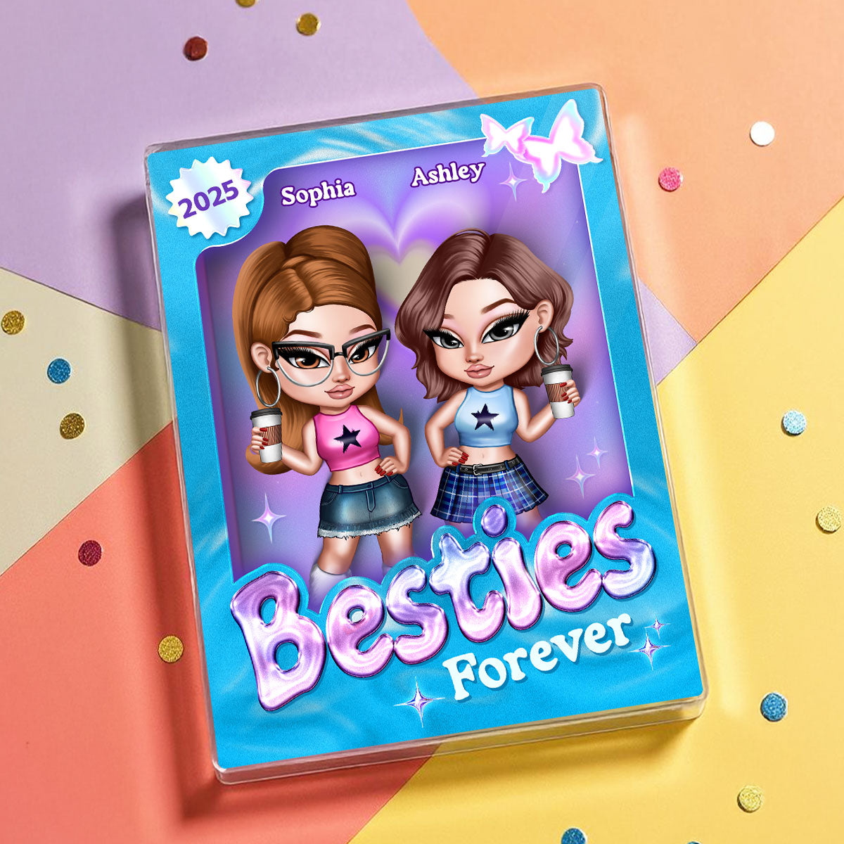 Y2K Besties Toy Box Personalized Acrylic Block