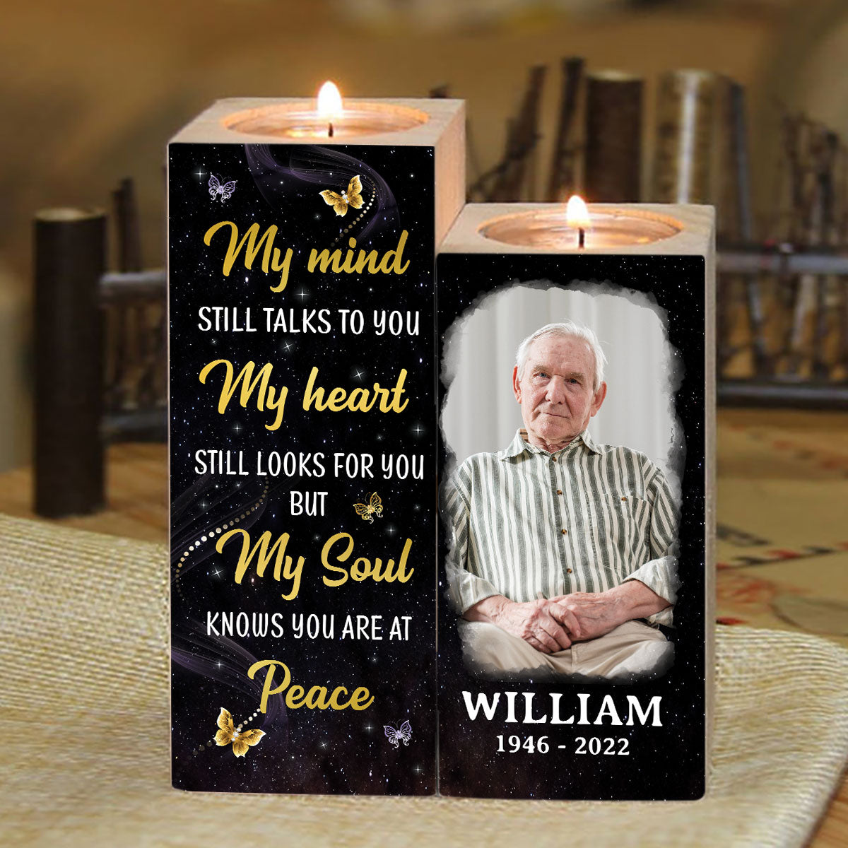 Memorial Candle Holder