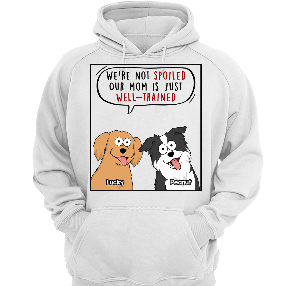 My Mom Dad Is Well Trained Funny Cartoon Dog Gift For Dog Lover Personalized Shirt