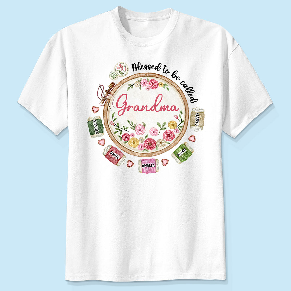 Grandma Mom Sewing Knitting Quilting Personalized Shirt, Mother's Day gift for Mom, for Grandma
