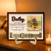 Personalized Dog Memorial Wood Frame With Collar Holder, Memorial Pet Collar Sign with Photo, Dog Memorial Gifts, Dog Sympathy Gift