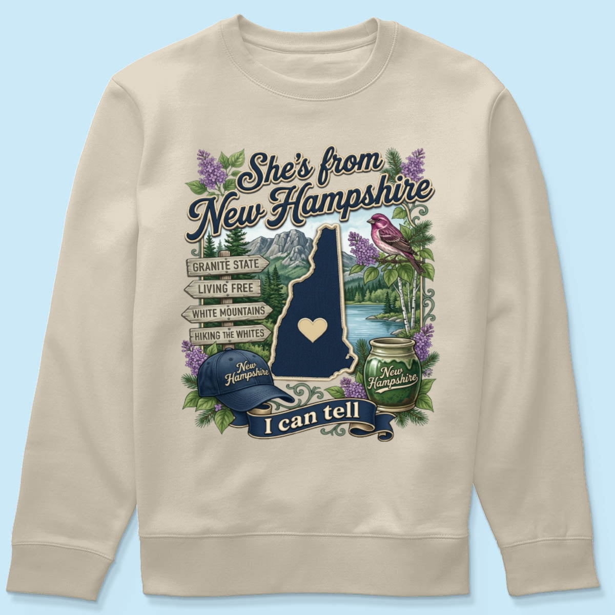 She's from the State I Can Tell - Personalized Shirt - Small Town Proud Shirt