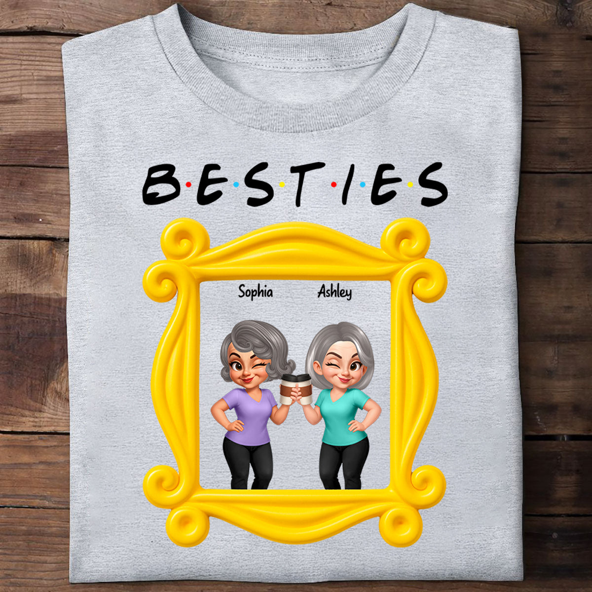 Best Friends Personalized Funny Matching Shirts, Sweatshirts, Fall Gift for Best Friends