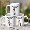 Dog Dad Caricature Personalized Mug