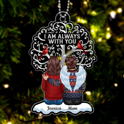 Memorial Tree Cardinal Remembrance Keepsake Personalized Acrylic Ornament
