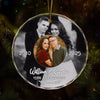 Personalized Wedding Anniversary Glass Ornament with Then and Now Photos, Custom Golden/Silver Anniversary Keepsake, Gift for Parents Grandparents