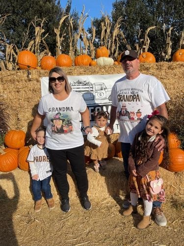 Grandma Mom Witch With Grandkids Personalized Shirt, Halloween Gift For Grandma, Mom