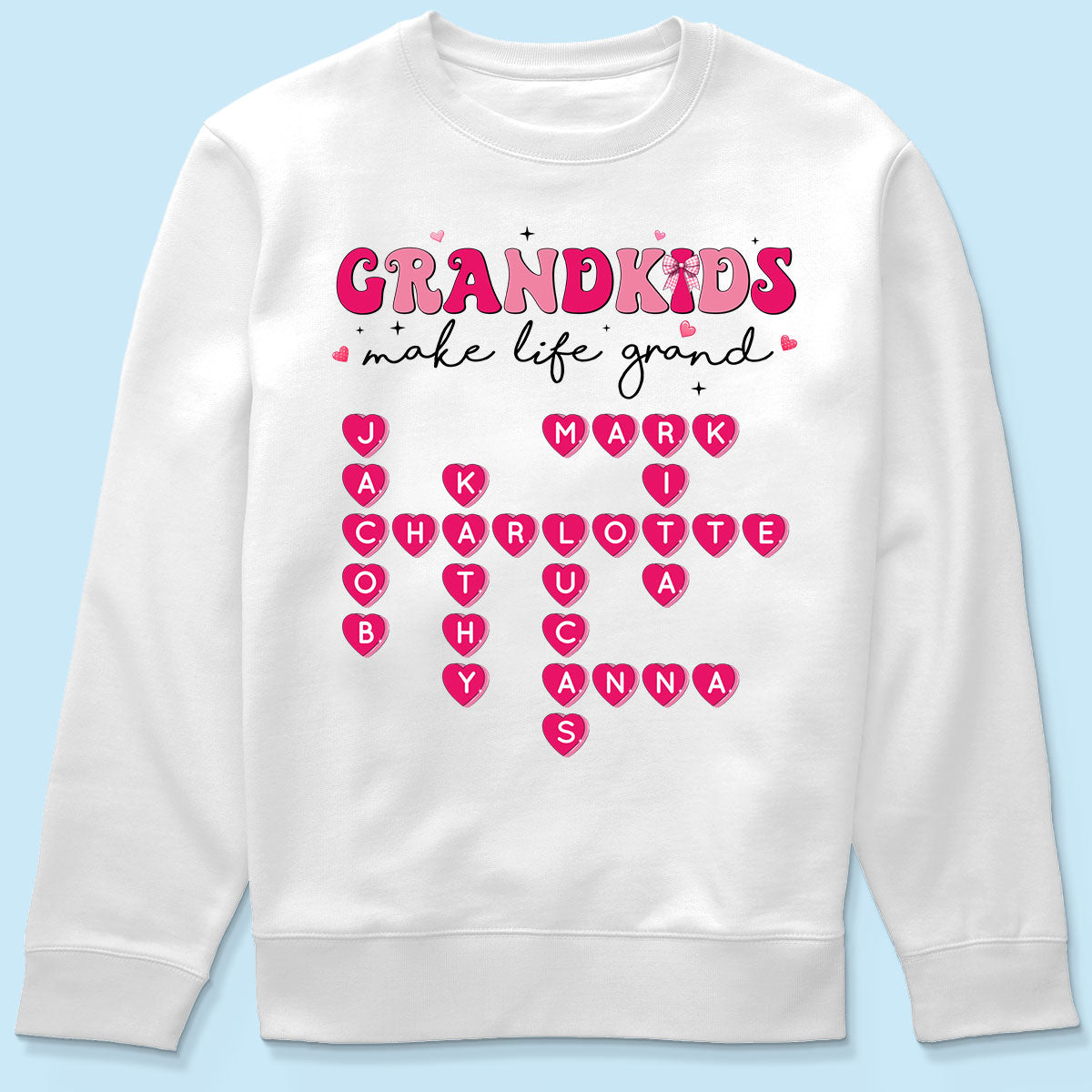 My Grandkids Are My  Gift For Grandma Personalized Shirt