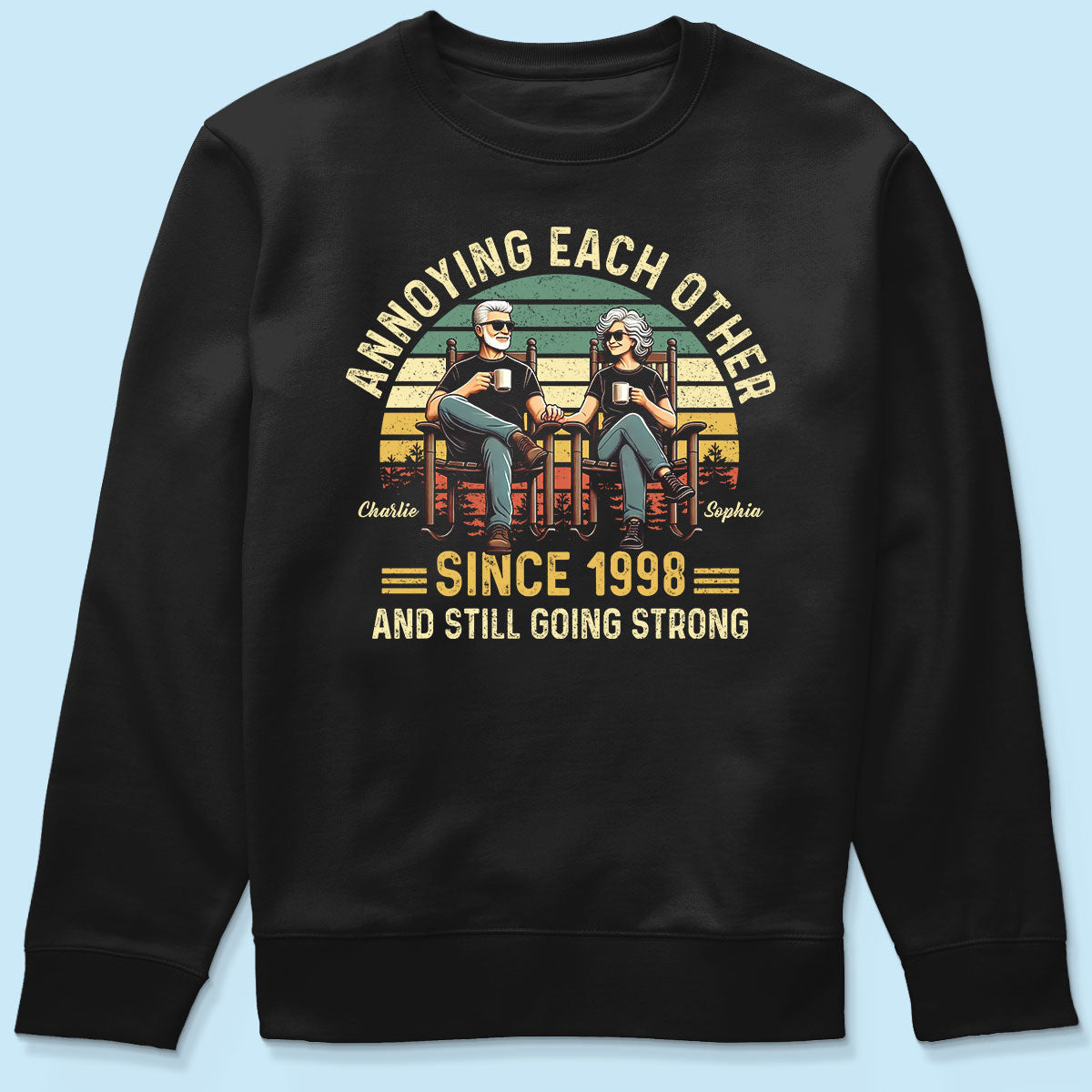 Old Couple Annoying Each Other And Still Going Strong, Funny Matching Tee Shirts for Couple,  Gift for him, Gift for her