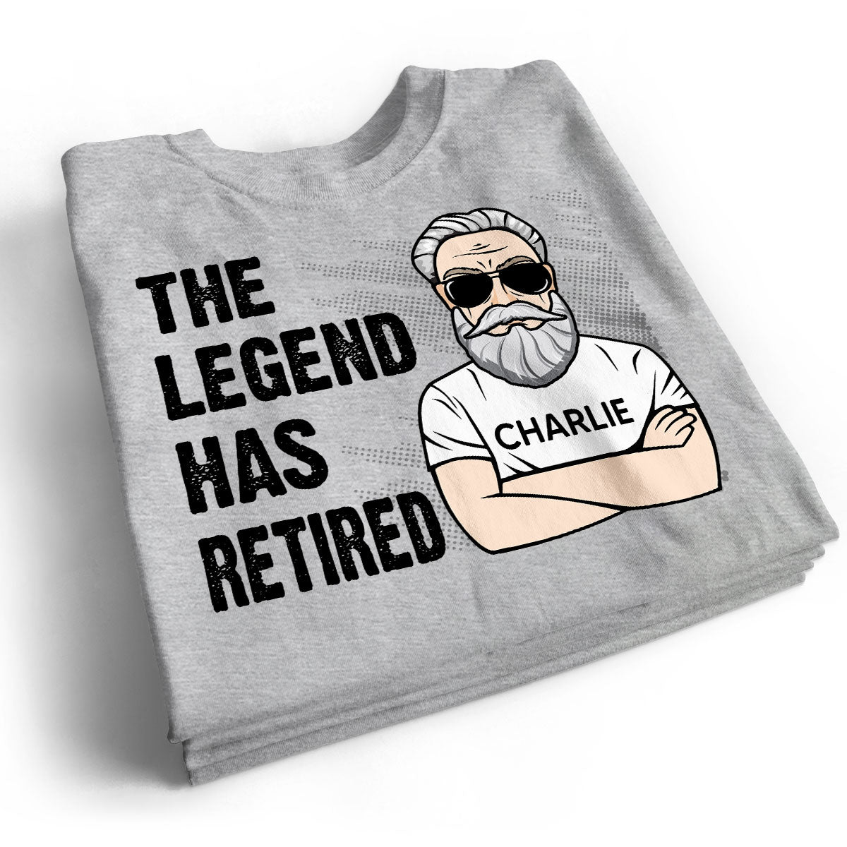 The Legend Has Retired Happy Retirement Gift Personalized Shirt