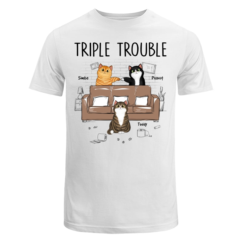 Naughty Flfuffy Cats Personalized Shirt