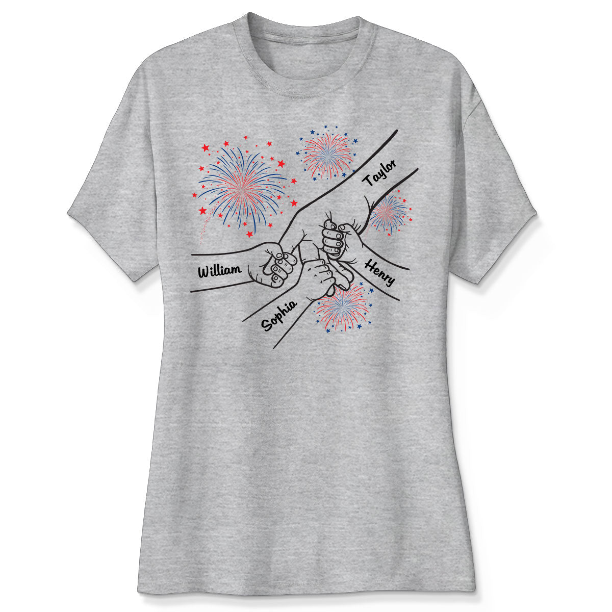 All American Dad Mom 4th Of July Independence Day Personalized Shirt