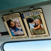 Best Dad Ever, Personalized Picture Frame, Custom Photo Car Visor Clip