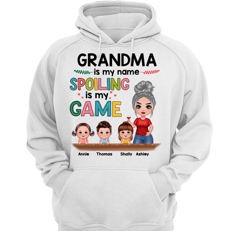 Grandma My Name Spoiling My Game Personalized Shirt