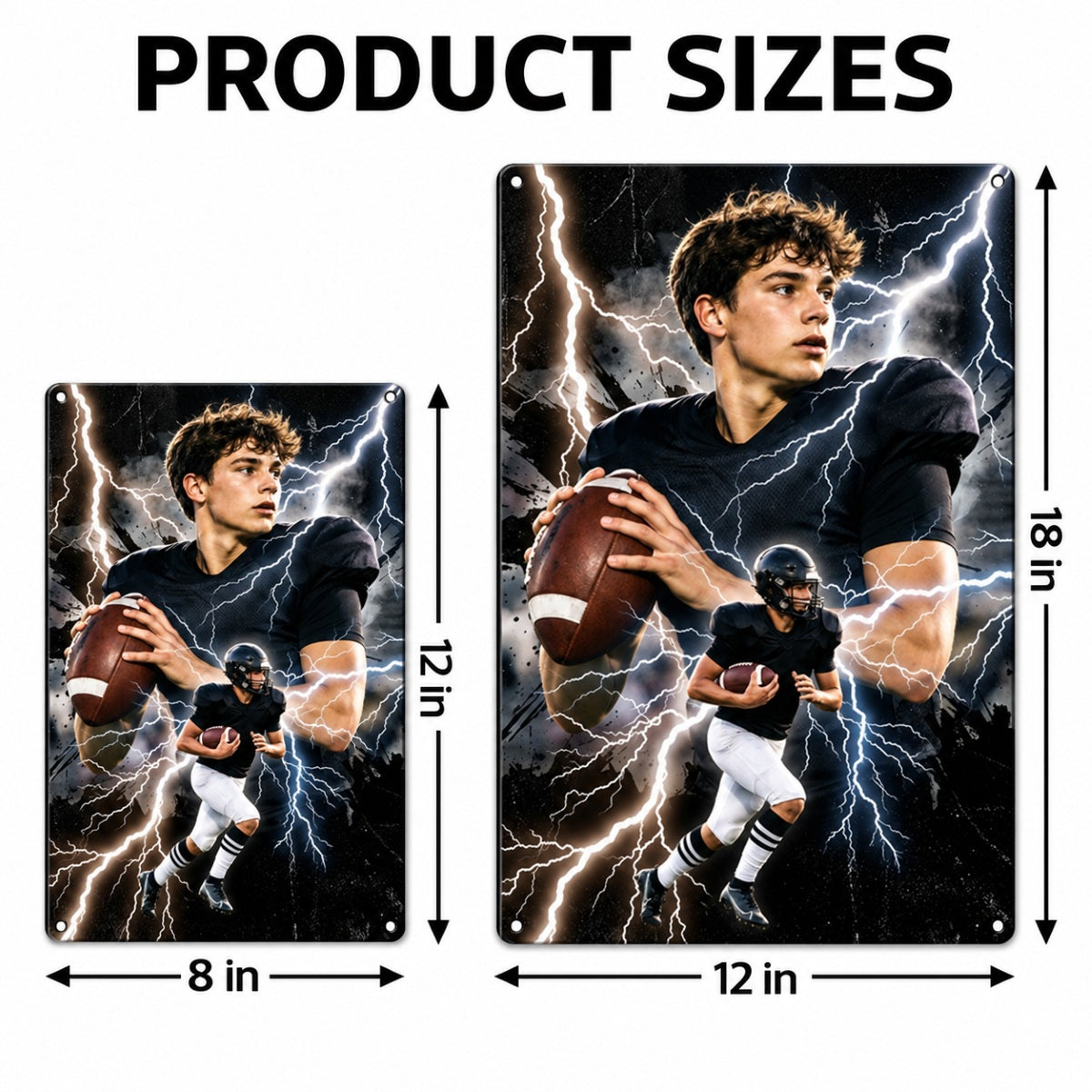 Trending Bootleg Sport Photos Insert - Personalized Metal Sign - Gift For Boy, Girl