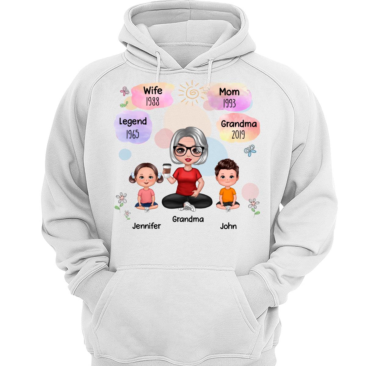 Doll Grandma Grandkids Legend Personalized Shirt