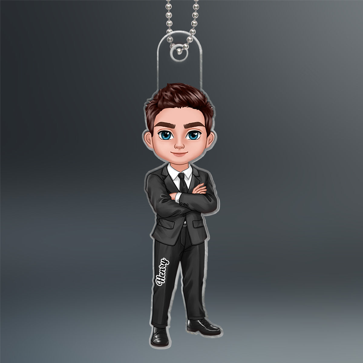 Man Woman Occupation Personalized Acrylic Ornament, Christmas Gift For Colleagues, Office Worker, Nurse, Doctor, Police, Firefighter
