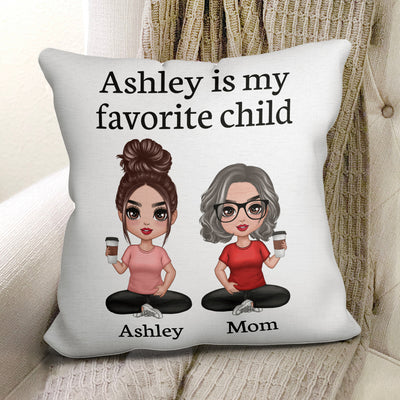My Favorite Child Gift For Mom Dad From Daughter Son Personalized Pillow