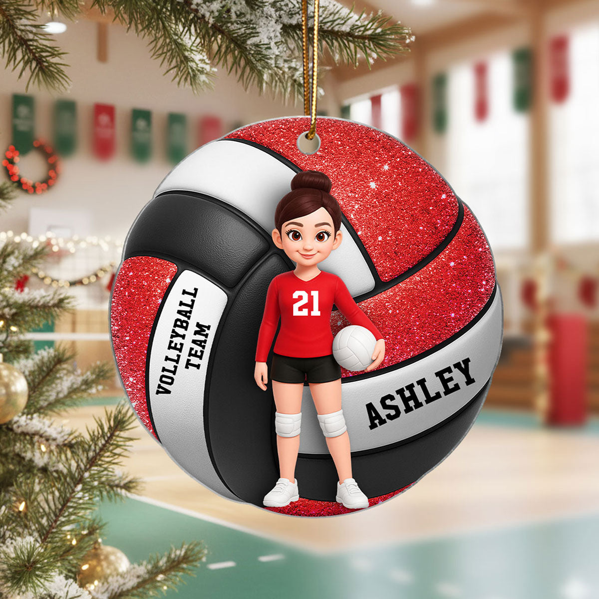 3D Effect Karate Boy Girl - Personalized Acrylic Ornament - Christmas Gift for Daughter or Son