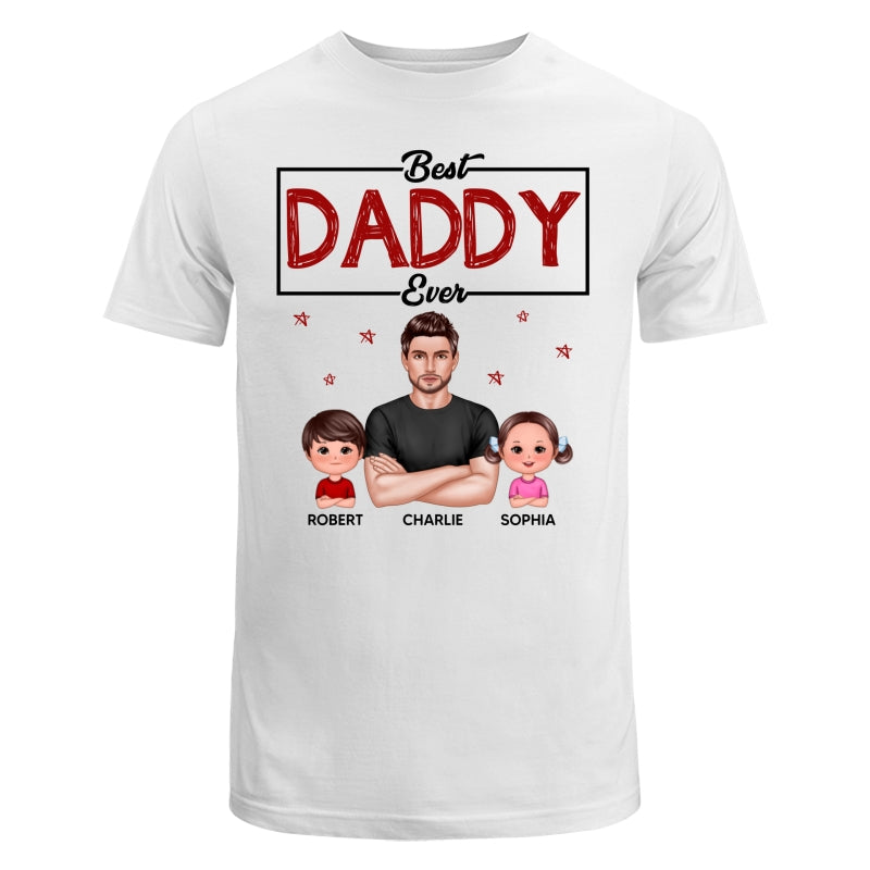 Best Dad Grandpa Uncle Ever Real Man And Kids Personalized Shirt