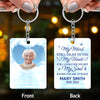 Sky Memorial Remembrance Keepsake Sympathy Gift Photo Inserted Personalized Acrylic Keychain