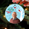 Always With You Berry Tree 3D Inflated Photo Inserted Family Memorial Keepsake Personalized Acrylic Ornament