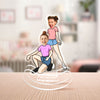 Dynamic Duos Delight Besties Strike a Pose in Style Funny Poses Keepsake Personalized Acrylic Shaking Stand