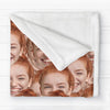 Custom Face Photo Funny Gift Personalized Fleece Blanket