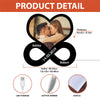 Couple Photo Infinity Love Personalized Custom Shape Photo Light Box