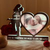 Couple Photo Heart Personalized Custom Shape Photo Light Box