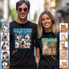 Custom Pet Photos Vintage 90s Style Gift For Cat Lover Dog Lover Personalized Shirt