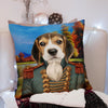 Pet Royal Portrait Custom Dog Cat Portrait Personalized Pillow