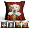 Pet Royal Portrait Custom Dog Cat Portrait Personalized Pillow